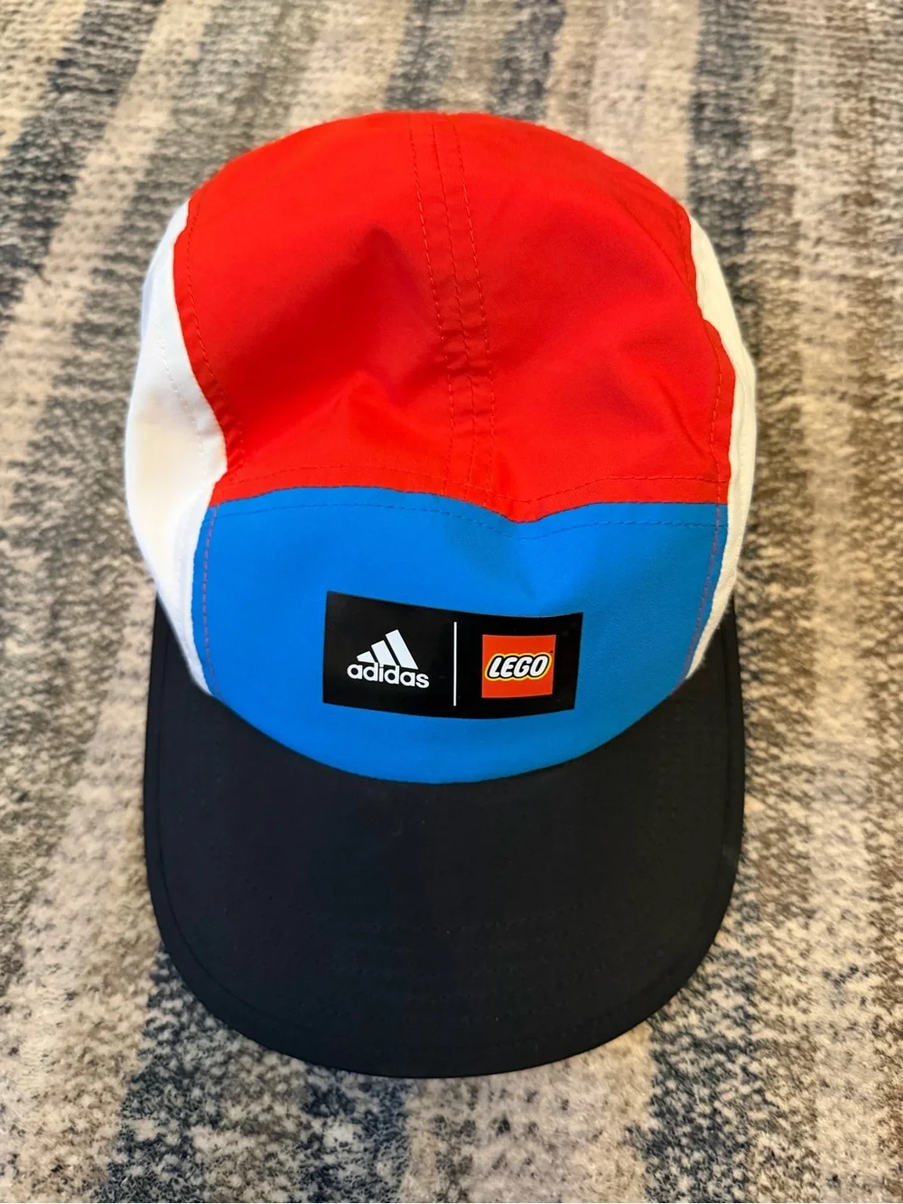 Kids Lego/Adidas Colorblock Cap - Red, Blue, White, Black